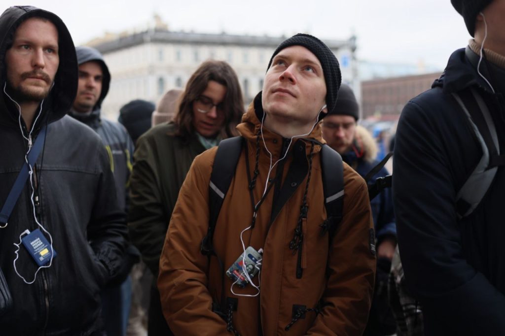 слушатели экскурсий в Санкт-Петербурге от Цифровой Истории