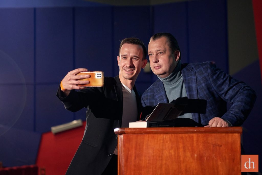 селфи с Егором Яковлевым на фестивале Исторические маршруты, СПб